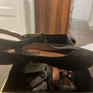 Matt Bernson Wren T-Strap Ponyhair Mary Jane Flat Shoe Size 9.5/10